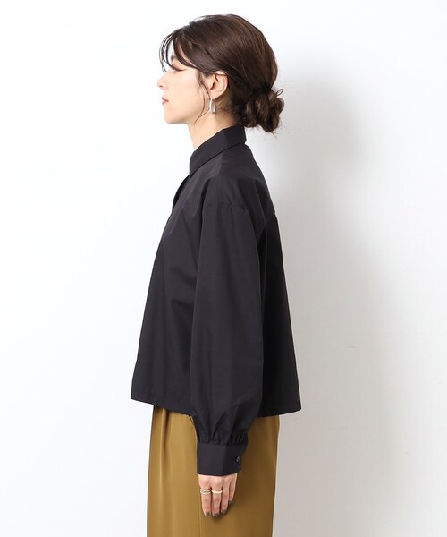 DRESKIP（ドレスキップ）の「◆抜け感を演出 旬なショート丈シャツ（シャツ/ブラウス・レディース・ブラック/オフホワイト・02/03/04）」の22枚目の写真