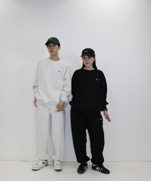 BROKEN BASE（ブロークンベース）の「ワンポイント刺繍裏起毛スウェットクルーネック（スウェット・メンズ・杢グレー/ブラック/ネイビー・LARGE/MEDIUM）」の20枚目の写真