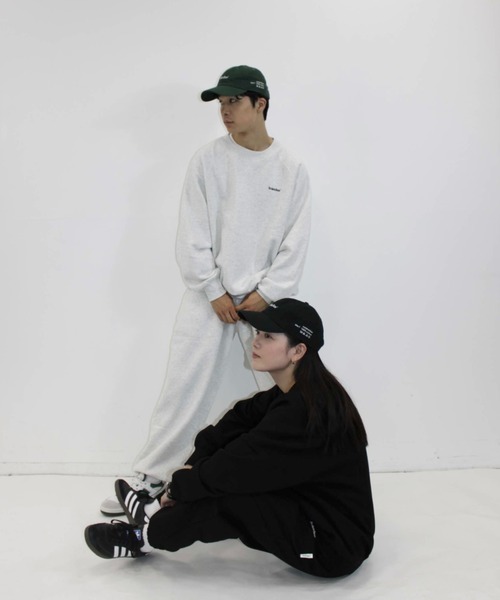 BROKEN BASE（ブロークンベース）の「ワンポイント刺繍裏起毛スウェットクルーネック（スウェット・メンズ・杢グレー/ブラック/ネイビー・LARGE/MEDIUM）」の21枚目の写真