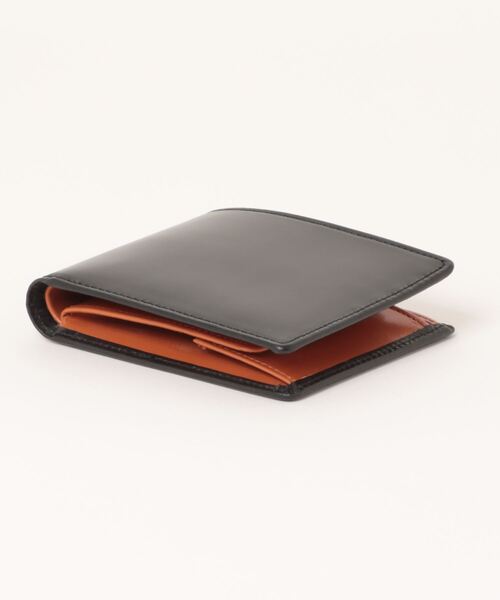 BRITISH GREEN（ブリティッシュグリーン）の「英国製 オールブライドルレザー スリム 二つ折り財布（財布・メンズ・ネイビー/ブラック/バーガンディー/グリーン・ONE SIZE）」の5枚目の写真