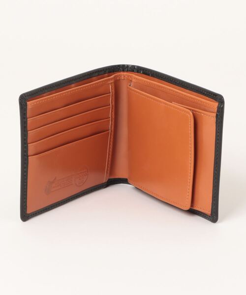 BRITISH GREEN（ブリティッシュグリーン）の「英国製 オールブライドルレザー スリム 二つ折り財布（財布・メンズ・ネイビー/ブラック/バーガンディー/グリーン・ONE SIZE）」の6枚目の写真