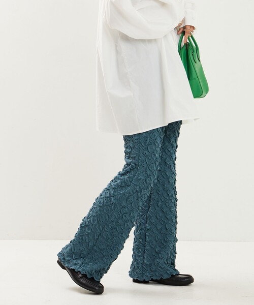 FREAK'S STORE(フリークスストア)の「限定展開 ダイヤ ポコポコ カットパンツ(その他パンツ・レディース・ブルーグリーン/ホワイト/ブラック・SMALL/MEDIUM)」の11枚目の写真