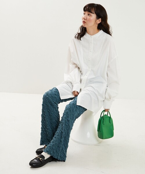 FREAK'S STORE(フリークスストア)の「限定展開 ダイヤ ポコポコ カットパンツ(その他パンツ・レディース・ブルーグリーン/ホワイト/ブラック・SMALL/MEDIUM)」の16枚目の写真