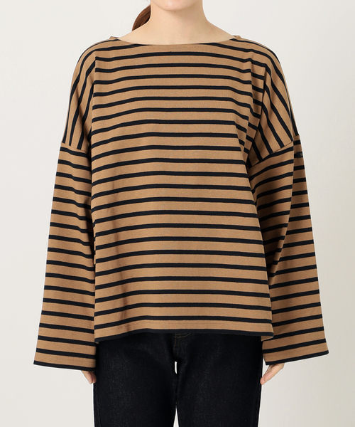 完売　SLOBE IENA Leminor ボーダーカットソー　2023SS SLOBE IENA tシャツ LE MINOR/ルミノア SLOBE別注 バンパク