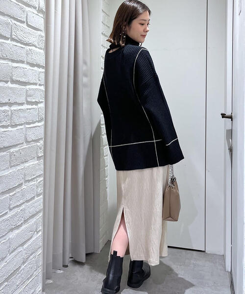 FREE'S MART（フリーズマート）の「ベロア楊柳ナロースカート（スカート・レディース・ベージュ/ブルー/ブラウン・SMALL/MEDIUM）」の13枚目の写真