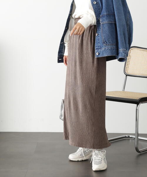 FREE'S MART（フリーズマート）の「ベロア楊柳ナロースカート（スカート・レディース・ベージュ/ブルー/ブラウン・SMALL/MEDIUM）」の22枚目の写真