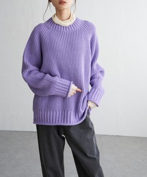 マットモールチャンキーニットプルオーバー