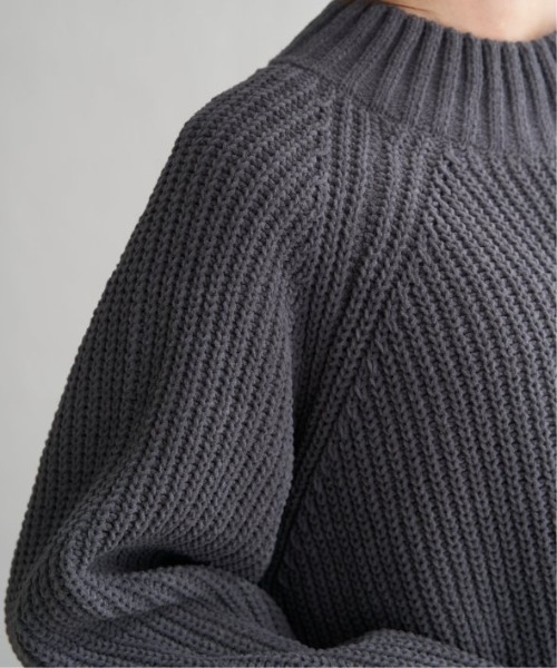 LBC（エルビーシー）の「マットモールチャンキーニットプルオーバー（ニット/セーター・レディース・チャコールグレー/ライトグレー/イエロー/パープル・M）」の10枚目の写真