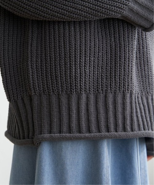 LBC（エルビーシー）の「マットモールチャンキーニットプルオーバー（ニット/セーター・レディース・チャコールグレー/ライトグレー/イエロー/パープル・M）」の15枚目の写真