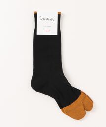 The Role design（ザロールデザイン）の「【 The Role design / ザ・ロールデザイン 】 BICOLOR RIB SOCKS WOMENS / バイカラー リブソックス ウィメンズ（ソックス/靴下）」