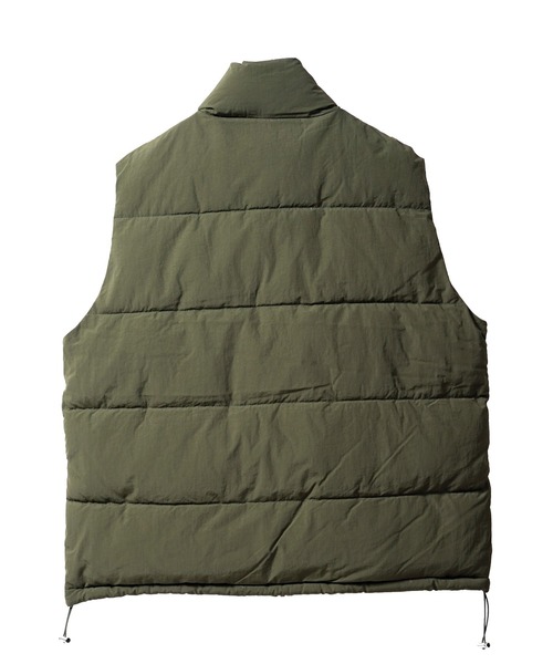1111clothing(ワンフォークロージング)の「ナイロン 中綿 ダウンベスト / Nylon Batting Down Vest(ダウンベスト・メンズ・ブラック/カーキ/ブラウン・M/L)」の18枚目の写真