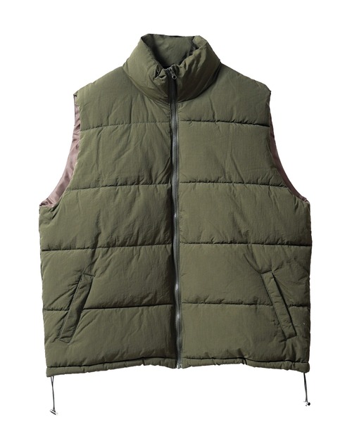 セール】ナイロン 中綿 ダウンベスト / Nylon Batting Down Vest