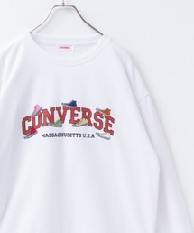 CONVERSE コンバース 裏毛シューズ刺繍 トレーナー