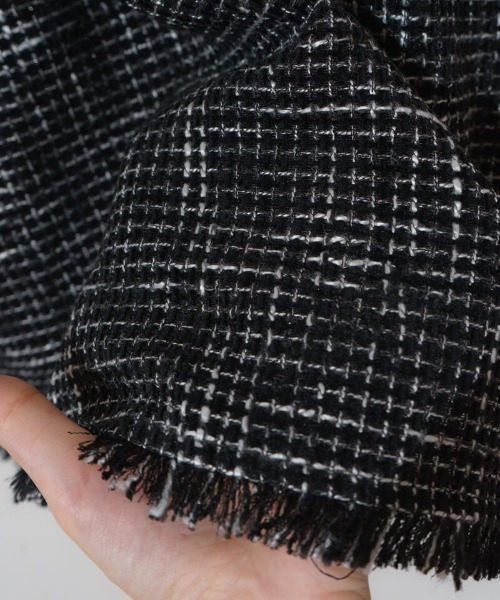 flower（フラワー）の「フラッフィツイードビスチェ（キャミソール・レディース・ブラウン/ブラック・FREE）」の8枚目の写真