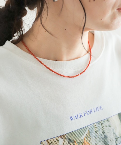 rapiecage（ラピエサージュ）の「Vintageビーズチョーカー（チョーカー・レディース・ブルー/ベージュ/レッド・FREE）」の15枚目の写真