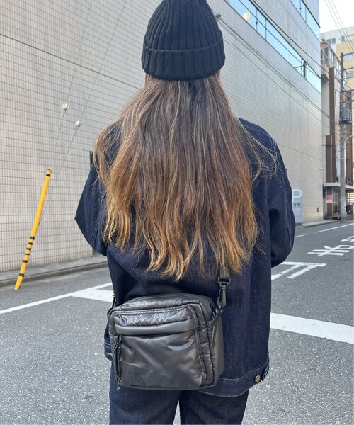 LBC（エルビーシー）の「パテッドショルダーミニ（ショルダーバッグ・レディース・グリーン系/ブラック・FREE）」の12枚目の写真