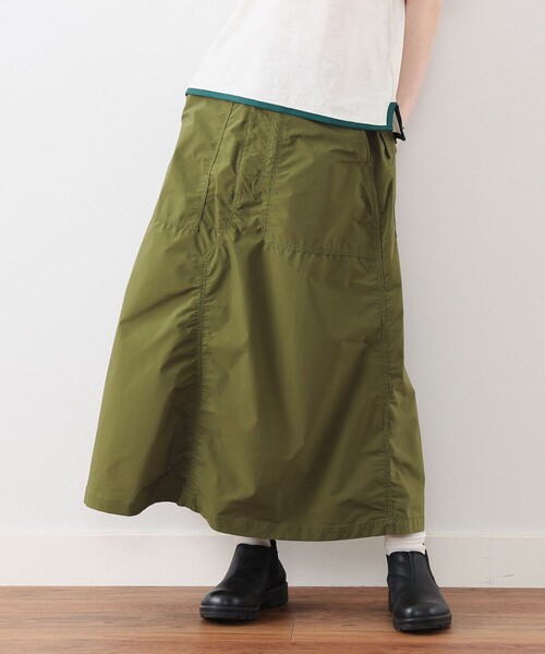 BEAMS BOY(ビームスボーイ)の「BEAMS BOY / ソロテックス ベイカー スカート(スカート・レディース・ブラック/オリーブ・ONE SIZE)」の19枚目の写真