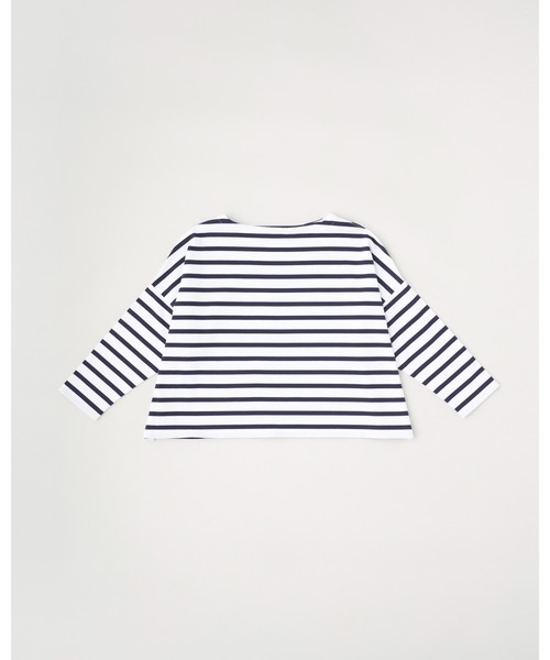 Traditional Weatherwear(トラディショナルウェザーウェア)の「LYNE(Tシャツ/カットソー・レディース・ホワイト×ブラック/ホワイト×ネイビー/ホワイト×ブルー/ホワイト×グリーン・S)」の4枚目の写真