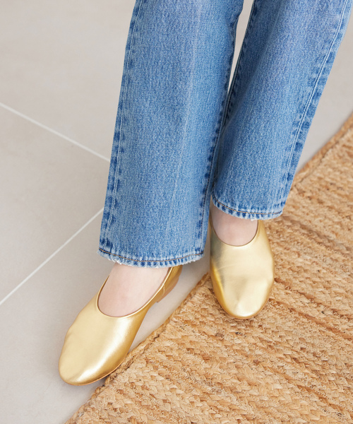 SLOBE IENA（スローブイエナ）の「【bonitas/ボニータス】 フラットシューズ（その他シューズ・レディース・ゴールド・23cm/23.5cm/24cm/24.5cm）」の13枚目の写真