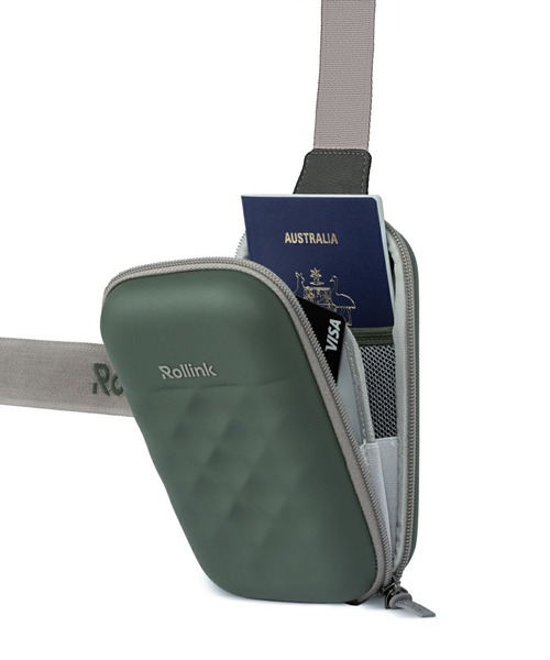 Rollink(ローリンク)の「Rollink/ローリンク ボディバッグ トラベルミニバッグ GO 50615/50660/50851(ボディバッグ/ウエストポーチ・メンズ・グレイッシュブルー/モスグリーン/ブラック・FREE)」の14枚目の写真