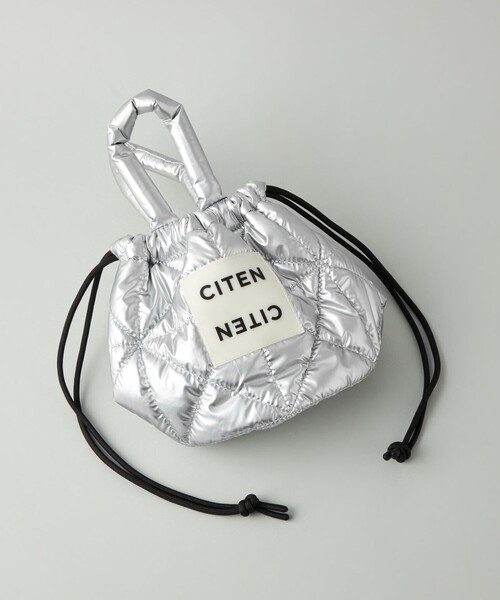 CITEN(シテン)の「<CITEN>パデッド バケット バッグ(トートバッグ・レディース・ベージュ/ロイヤルブルー/シルバー/ブラック・FREE)」の8枚目の写真