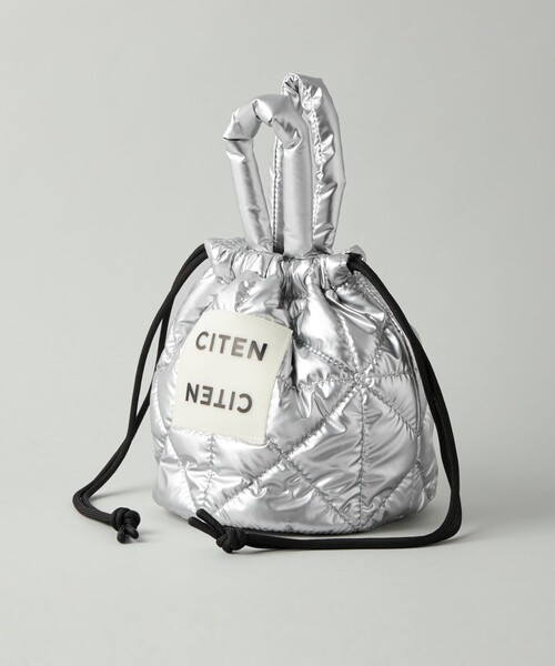 CITEN(シテン)の「<CITEN>パデッド バケット バッグ(トートバッグ・レディース・ベージュ/ロイヤルブルー/シルバー/ブラック・FREE)」の12枚目の写真