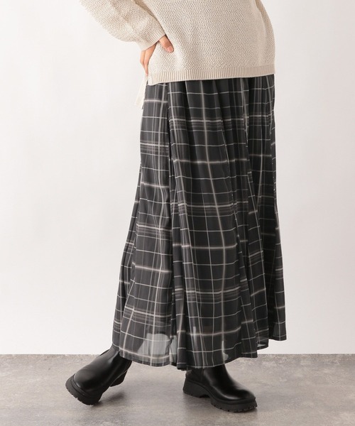 GLOBAL WORK(グローバルワーク)の「エアリーリラックスフレアスカート/975462(スカート・レディース・ストライプ/スミクロ/アイボリー系1/レオパード/その他10/ベージュ系その他/グリーン系その他7/ブラック系その他2/ブルー系その他6/ブラウン/ブラウン系8・REGULAR/SHORT)」の20枚目の写真