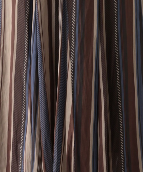 GLOBAL WORK(グローバルワーク)の「エアリーリラックスフレアスカート/975462(スカート・レディース・ストライプ/スミクロ/アイボリー系1/レオパード/その他10/ベージュ系その他/グリーン系その他7/ブラック系その他2/ブルー系その他6/ブラウン/ブラウン系8・REGULAR/SHORT)」の12枚目の写真