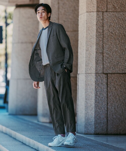 green label relaxing（グリーンレーベルリラクシング）の「TWウォッシャブルトロ 2プリーツ ユーティリティー パンツ -ウォッシャブル・ストレッチ・防シワ-（その他パンツ・メンズ・グレー/ブラック/モカ/ロイヤルブルー/ネイビー・XS/S/M/L/XL）」の20枚目の写真