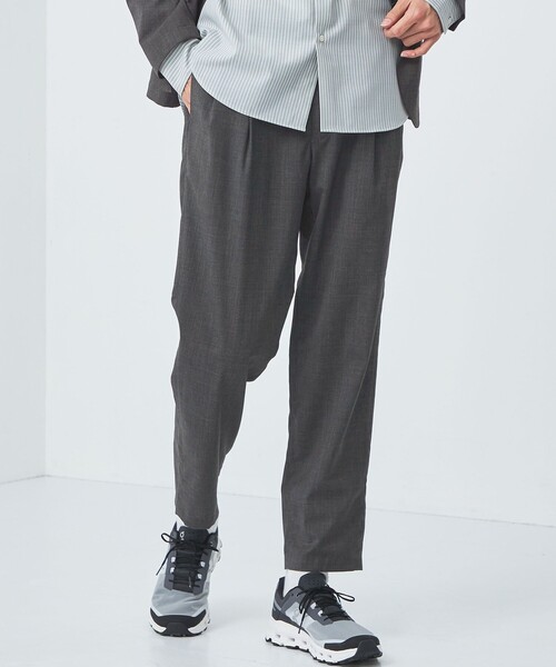 green label relaxing（グリーンレーベルリラクシング）の「TWウォッシャブルトロ 2プリーツ ユーティリティー パンツ -ウォッシャブル・ストレッチ・防シワ-（その他パンツ・メンズ・グレー/ブラック/モカ/ロイヤルブルー/ネイビー・XS/S/M/L/XL）」の16枚目の写真