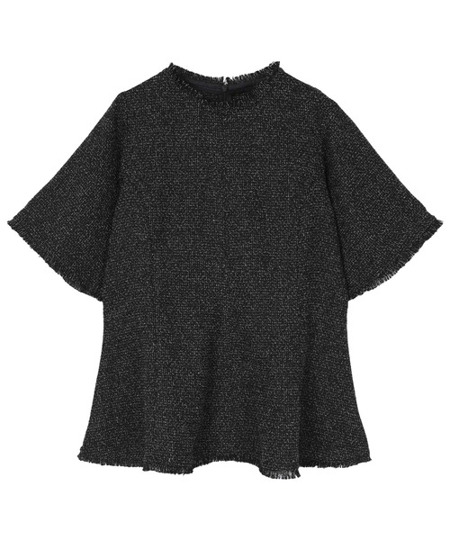 UR'S（ユアーズ）の「サマーツイードフレアスリーブペプラムトップス（Tシャツ/カットソー・レディース・ブラック系その他/ネイビー/アイボリー・L/M/S）」の18枚目の写真