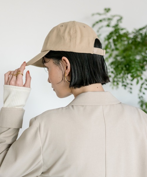 RIVE DROITE（リヴドロワ）の「Cキャップ（キャップ・レディース・ブラック/ベージュ・FREE）」の6枚目の写真