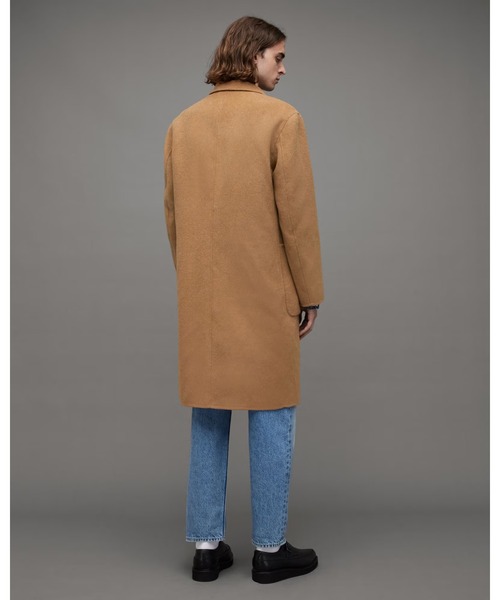 ALLSAINTS(オールセインツ)の「STANO OVERSIZED WOOL COAT | STANO オーバーサイズ ウール コート(チェスターコート・メンズ・キャメル・34/38/40)」の7枚目の写真