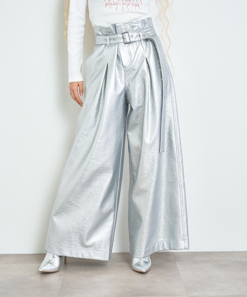 ANNA SUI NYC(アナ スイ エヌ ワイ シー)の「ANNA SUI NYC DREAMパンツ(その他パンツ・レディース・ブラック/シルバー/ピンク・S/M)」の3枚目の写真