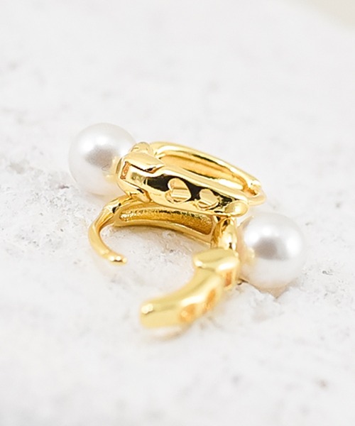 styiro（スタイロ）の「ニッケルフリー パールメタルピアス（ピアス（両耳用）・レディース・シルバー/ゴールド/ゴールド系その他3/ゴールド系その他2/シルバー系その他2/シルバー系その他3・FREE）」の9枚目の写真