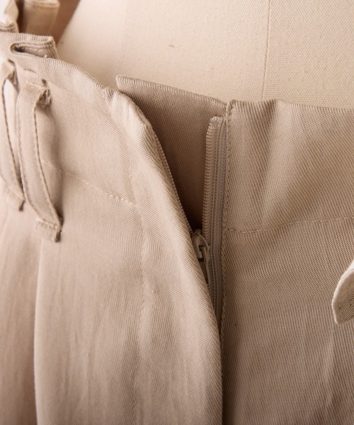 BEARDSLEY（ビアズリー）の「ベルトツキワイドパンツ（チノパンツ・レディース・ベージュ・FREE）」の9枚目の写真