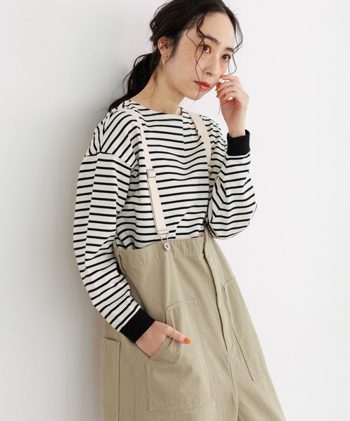 studio CLIP（スタディオクリップ）の「着丈選べるアソートプルオーバー（Tシャツ/カットソー・レディース・オフホワイト/その他2/その他3/ネイビー/その他1・LARGE/MEDIUM）」の6枚目の写真