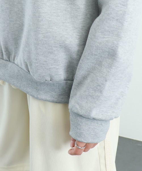 Miniministore(ミニミニストア)の「トレーナー レディース 長袖 ロゴ 韓国(スウェット・レディース・ホワイト/グレー/ブラック・FREE)」の20枚目の写真