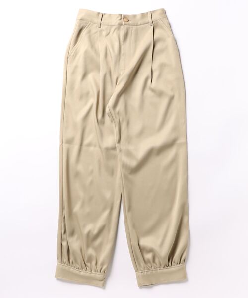 STYLEBLOCK(スタイルブロック)の「ツイルヘムカフスパンツ(その他パンツ・レディース・ライトグレー/ベージュ/ネイビー/ブラック・M)」の3枚目の写真