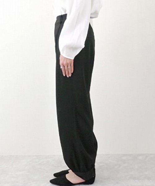 STYLEBLOCK(スタイルブロック)の「ツイルヘムカフスパンツ(その他パンツ・レディース・ライトグレー/ベージュ/ネイビー/ブラック・M)」の7枚目の写真
