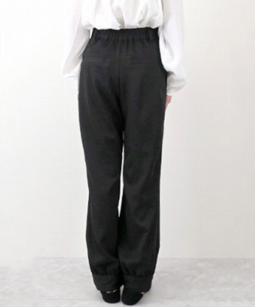 STYLEBLOCK(スタイルブロック)の「ツイルヘムカフスパンツ(その他パンツ・レディース・ライトグレー/ベージュ/ネイビー/ブラック・M)」の8枚目の写真