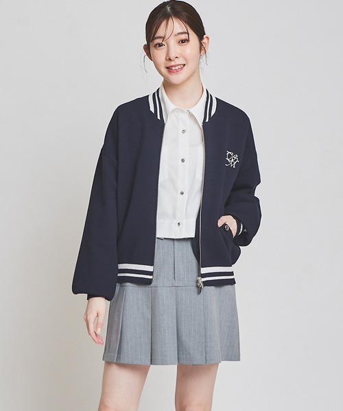 31 Sons de mode（トランテアン　ソン　ドゥ　モード）の「ニットＭＡ－１（MA-1・レディース・オフホワイト/ネイビー・36）」の5枚目の写真