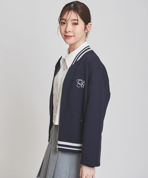 31 Sons de mode（トランテアン　ソン　ドゥ　モード）の「ニットＭＡ－１（MA-1・レディース・オフホワイト/ネイビー・36）」の10枚目の写真