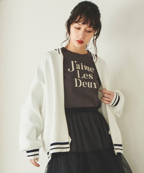 31 Sons de mode（トランテアン　ソン　ドゥ　モード）の「ニットＭＡ－１（MA-1・レディース・オフホワイト/ネイビー・36）」の17枚目の写真