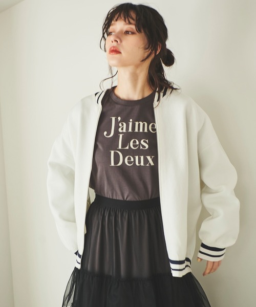 31 Sons de mode（トランテアン　ソン　ドゥ　モード）の「ニットＭＡ－１（MA-1・レディース・オフホワイト/ネイビー・36）」の16枚目の写真