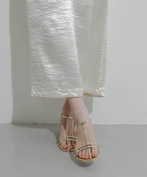 SENSE OF PLACE by URBAN RESEARCH（センスオブプレイスバイアーバンリサーチ）の「エナメルストラップサンダル（サンダル・レディース・オレンジ/ゴールド/チャコールグレー・SMALL/MEDIUM/LARGE）」の20枚目の写真