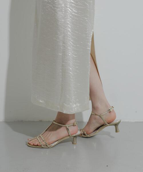 SENSE OF PLACE by URBAN RESEARCH（センスオブプレイスバイアーバンリサーチ）の「エナメルストラップサンダル（サンダル・レディース・オレンジ/ゴールド/チャコールグレー・SMALL/MEDIUM/LARGE）」の18枚目の写真