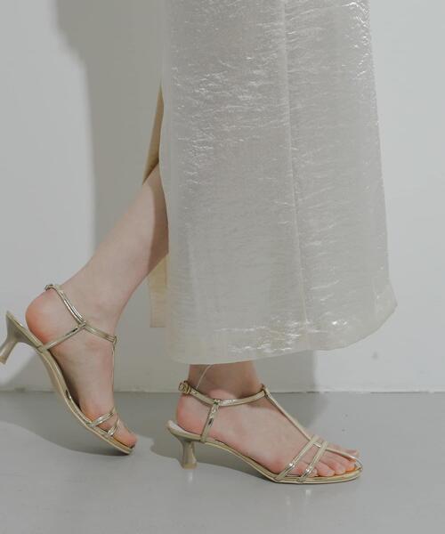 SENSE OF PLACE by URBAN RESEARCH（センスオブプレイスバイアーバンリサーチ）の「エナメルストラップサンダル（サンダル・レディース・オレンジ/ゴールド/チャコールグレー・SMALL/MEDIUM/LARGE）」の17枚目の写真