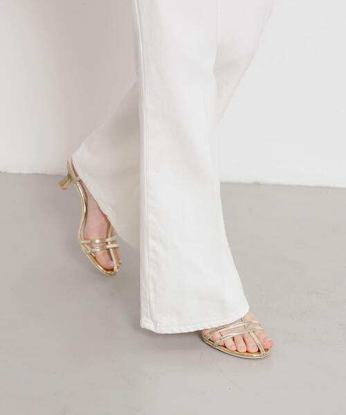 SENSE OF PLACE by URBAN RESEARCH（センスオブプレイスバイアーバンリサーチ）の「エナメルストラップサンダル（サンダル・レディース・オレンジ/ゴールド/チャコールグレー・SMALL/MEDIUM/LARGE）」の11枚目の写真