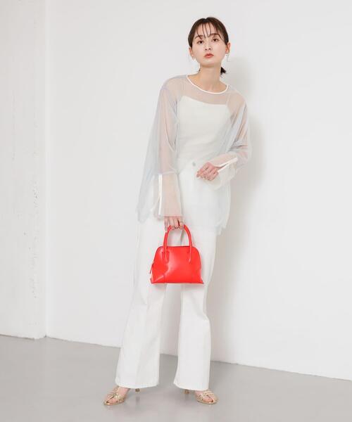 SENSE OF PLACE by URBAN RESEARCH（センスオブプレイスバイアーバンリサーチ）の「エナメルストラップサンダル（サンダル・レディース・オレンジ/ゴールド/チャコールグレー・SMALL/MEDIUM/LARGE）」の9枚目の写真